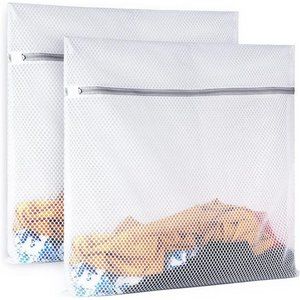 2 Pack Mesh Laundry Bag-2 XXL Oversize Delicates Laundry Bag-Extra Large Durable